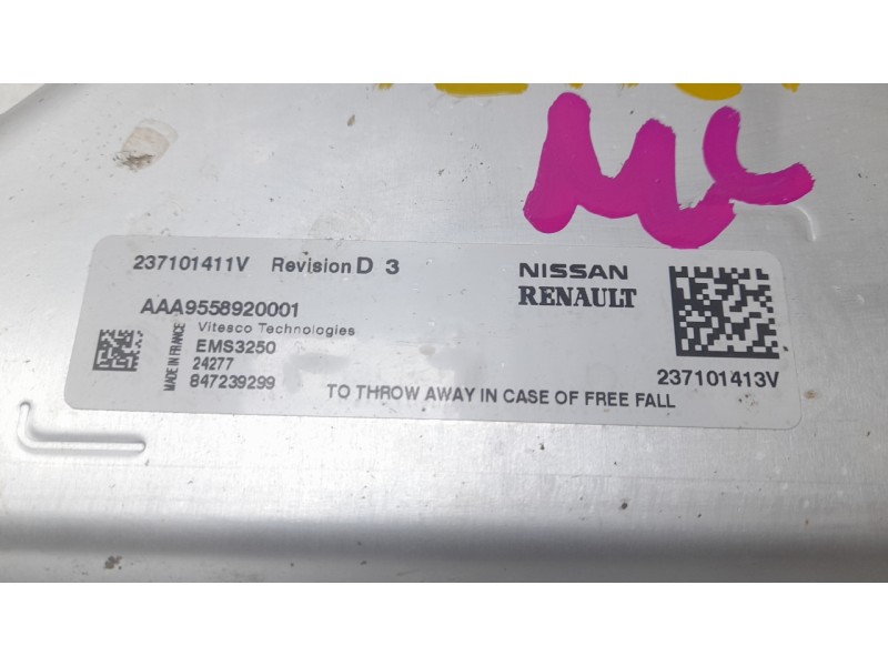 Recambio de centralita motor uce para dacia duster iii eco-g 100 essential referencia OEM IAM 237101411V 9558920001 