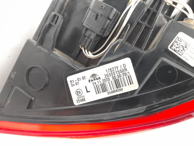 Recambio de piloto trasero izquierdo para renault clio v (b7_) 1.5 blue dci 85 (b7ag) referencia OEM IAM 265551550R  103F1814077