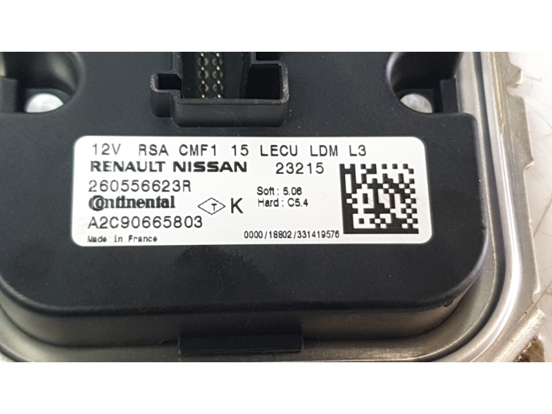 Recambio de centralita faros xenon para renault arkana i (lcm_, ldn_) 1.3 tce 140 (ldn0) referencia OEM IAM 260556623R  