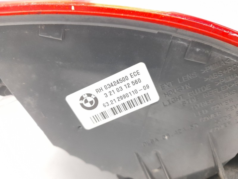 Recambio de piloto trasero derecho para bmw x1 (e84) sdrive 18 d referencia OEM IAM 63212990110  103F06241772/16204712/2140504