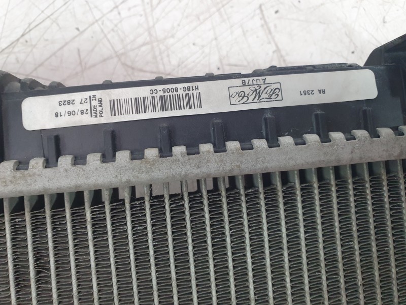 Recambio de radiador agua para ford ecosport 1.0 ecoboost referencia OEM IAM H1BG8005CC  550068