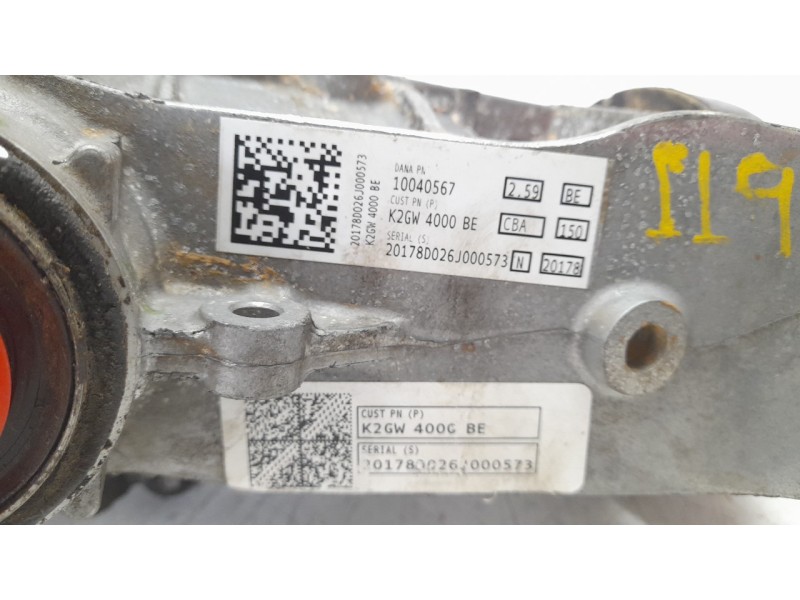 Recambio de diferencial trasero para ford kuga titanium referencia OEM IAM K2GW400CBE  