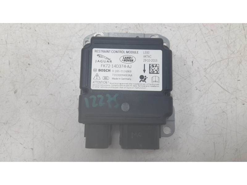 Recambio de centralita airbag para land rover discovery sport (l550) 2.0 d 4x4 referencia OEM IAM FK7214D374AJ 0285013069 