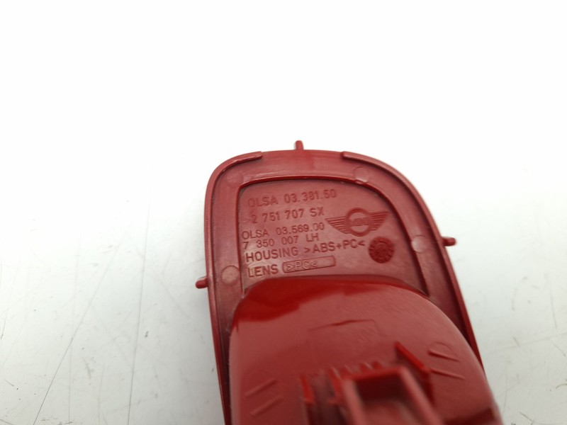 Recambio de faro antiniebla trasero izquierdo para mini f56 cooper s referencia OEM IAM 63247350007  103F15071381/16490221/21901