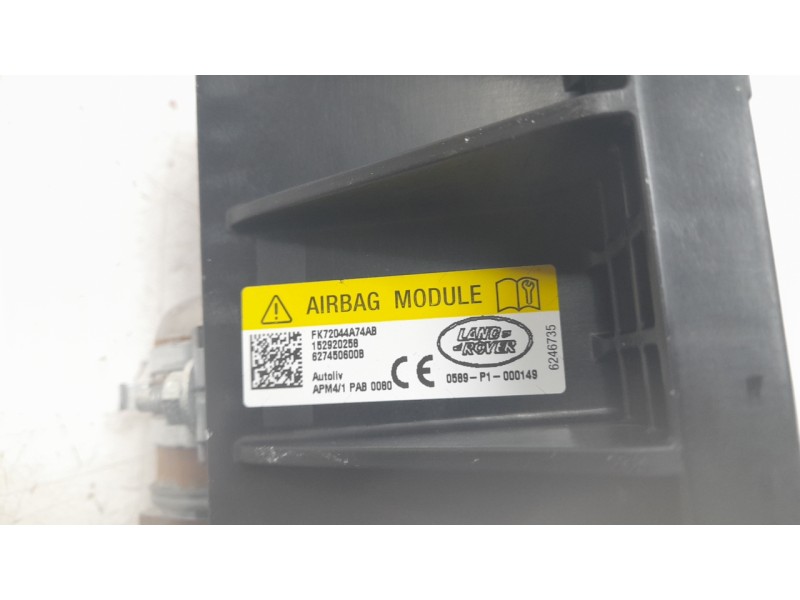 Recambio de airbag delantero derecho para land rover discovery sport (l550) 2.0 d 4x4 referencia OEM IAM FK72044A74AB  