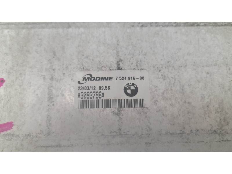 Recambio de intercooler para bmw x1 (e84) sdrive 18 d referencia OEM IAM 752491608  