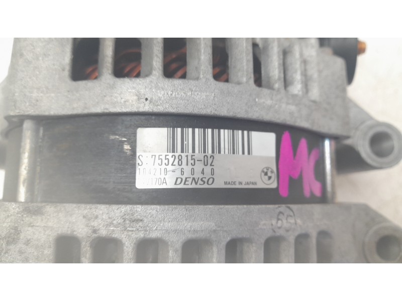 Recambio de alternador para bmw z4 roadster (e89) sdrive 23 i referencia OEM IAM 7552815  ALF080504HQ