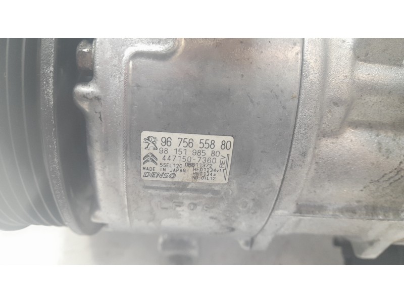 Recambio de compresor aire acondicionado para ds ds 3 / ds 3 crossback (ur_, uc_, uj_) 1.5 bluehdi 100 referencia OEM IAM 967565