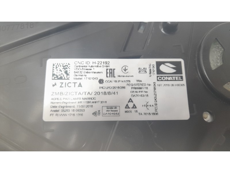 Recambio de cuadro instrumentos para volkswagen polo vi (aw1, bz1, ae1) 1.0 tsi referencia OEM IAM 2G0920740C  