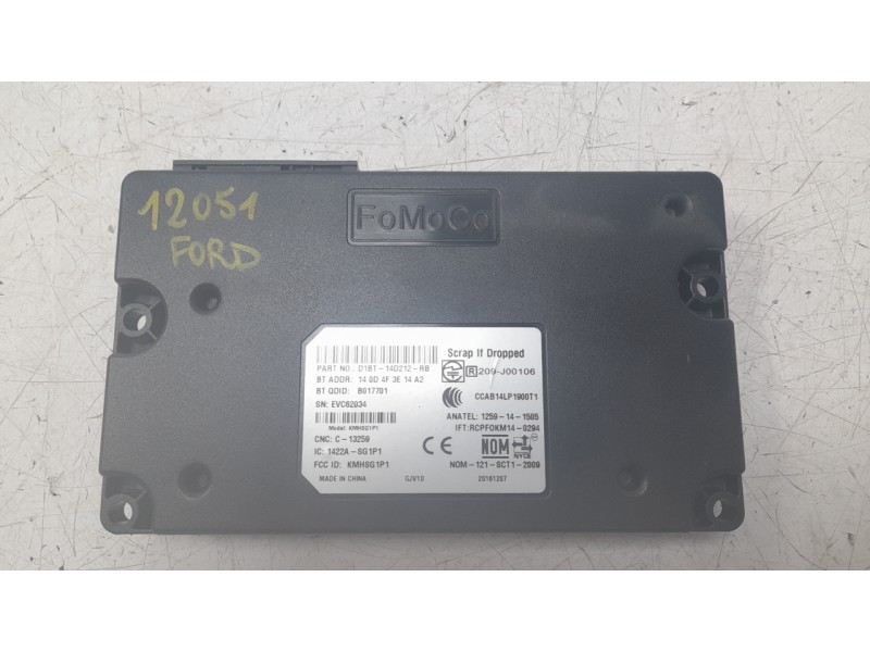 Recambio de modulo electronico para ford tourneo courier (c4a) trend referencia OEM IAM D1BT14D212RB  