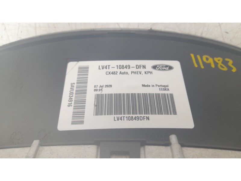 Recambio de cuadro instrumentos para ford kuga titanium referencia OEM IAM PV4T10849DFN  