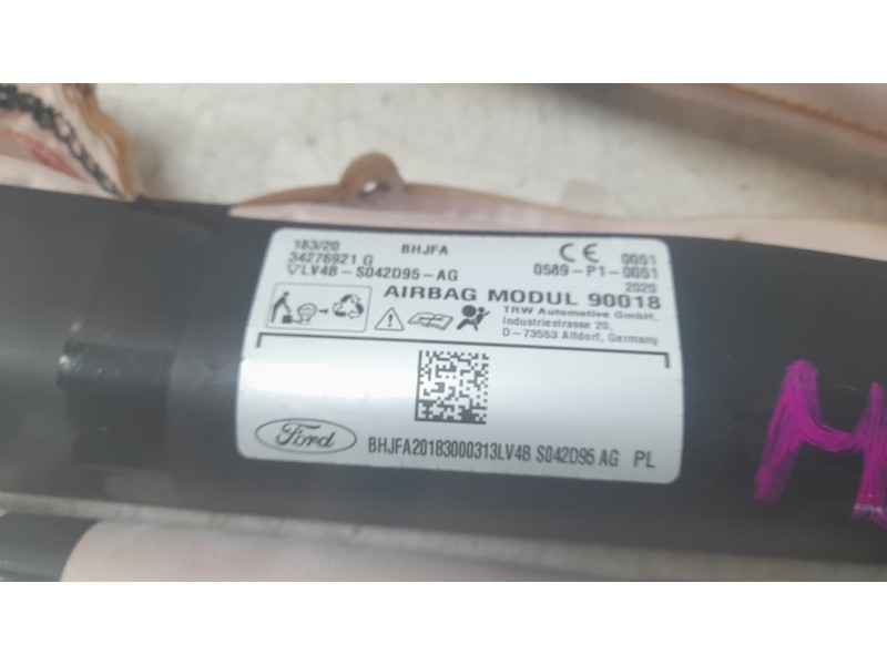 Recambio de airbag cortina delantero izquierdo para ford kuga titanium referencia OEM IAM LV4BS042D95AG  