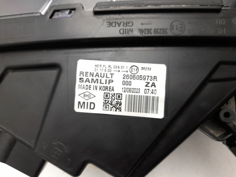 Recambio de faro izquierdo para renault arkana i (lcm_, ldn_) 1.3 tce 140 (ldn0) referencia OEM IAM 260605973R  