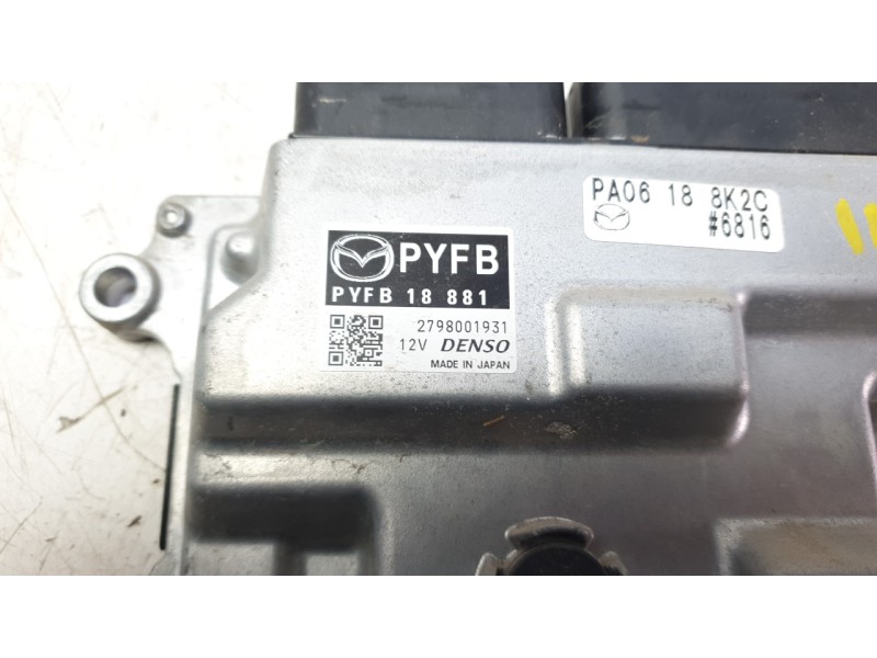 Recambio de centralita motor uce para mazda cx-3 (dk) 2.0 skyactiv-g referencia OEM IAM PYFB18881  