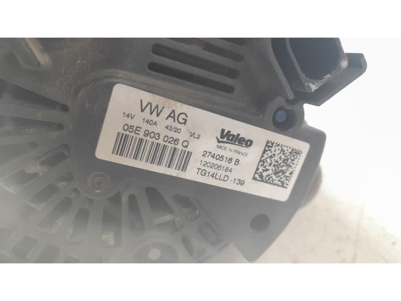 Recambio de alternador para seat arona (kj7, kjp) 1.0 tsi referencia OEM IAM 05E903026G  ALF460501BS