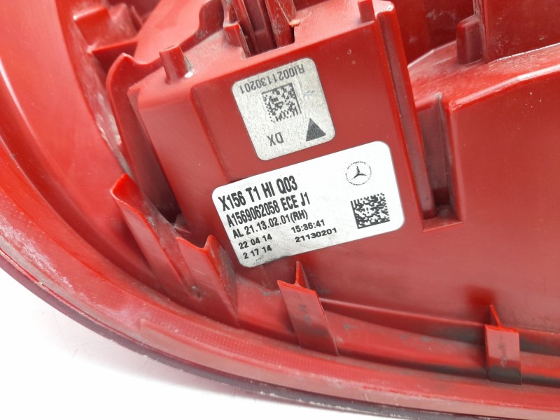 Recambio de piloto trasero derecho para mercedes-benz clase gla (x156) gla 200 cdi / d (156.908) referencia OEM IAM A1569062058 