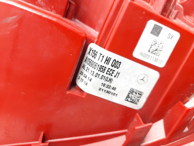 Recambio de piloto trasero izquierdo para mercedes-benz clase gla (x156) gla 200 cdi / d (156.908) referencia OEM IAM A156906195