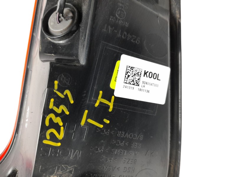 Recambio de piloto trasero izquierdo para kia niro ii (sg2) ev referencia OEM IAM 92401AT000  
