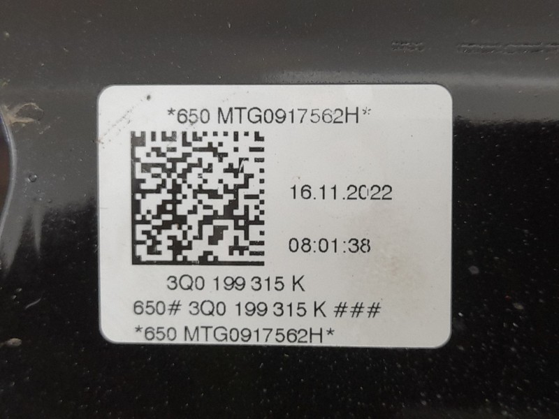 Recambio de puente delantero para skoda octavia iv (nx3, nn3, pv3) 2.0 tdi referencia OEM IAM 3Q0199315K  