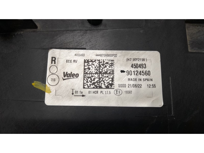 Recambio de faro derecho para volkswagen polo vi (aw1, bz1, ae1) 1.0 tsi referencia OEM IAM 2G1941006  10123780001/11340402/VG02