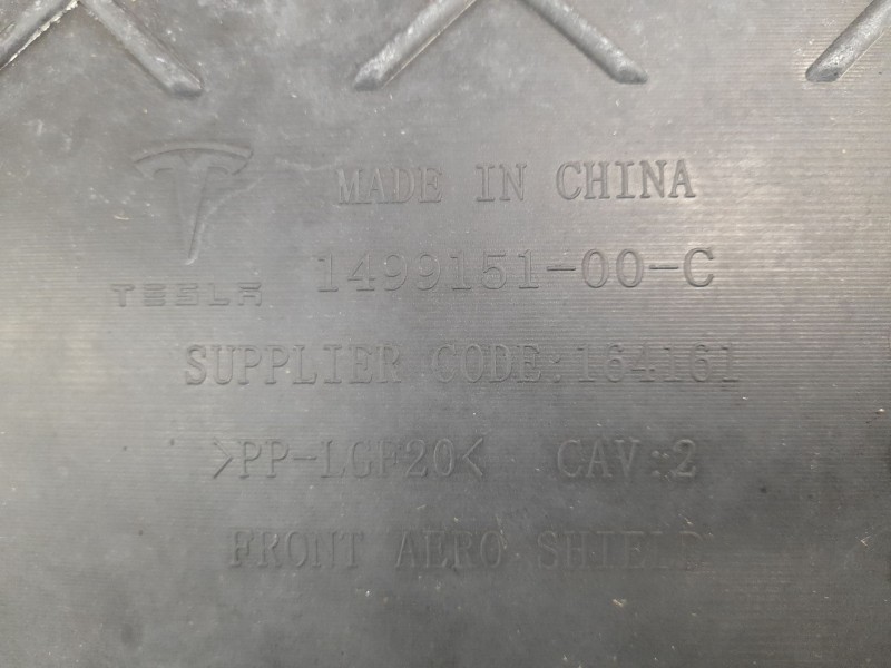 Recambio de cubrecarter para tesla model 3 ev referencia OEM IAM   