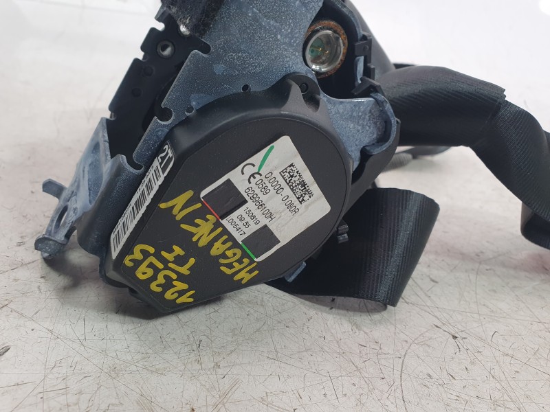 Recambio de cinturon seguridad trasero izquierdo para renault megane iv hatchback (b9a/m/n_) 1.5 blue dci 115 (b9a6) referencia 