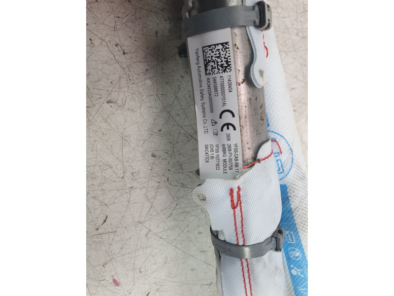 Recambio de airbag cortina delantero izquierdo para mg zs 1.5 hybrid+ referencia OEM IAM 11941920  