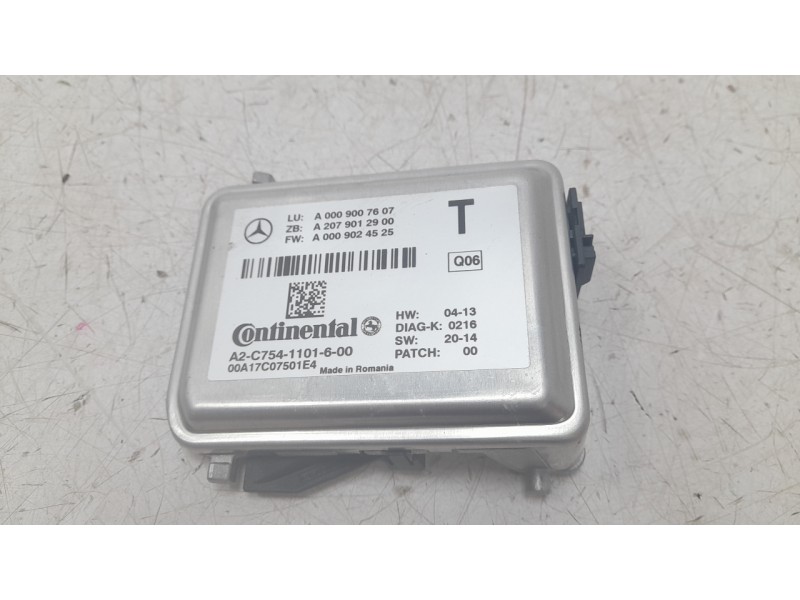 Recambio de camara vision frontal para mercedes-benz clase gla (x156) gla 180 (156.942) referencia OEM IAM A0009007607 A2C754110