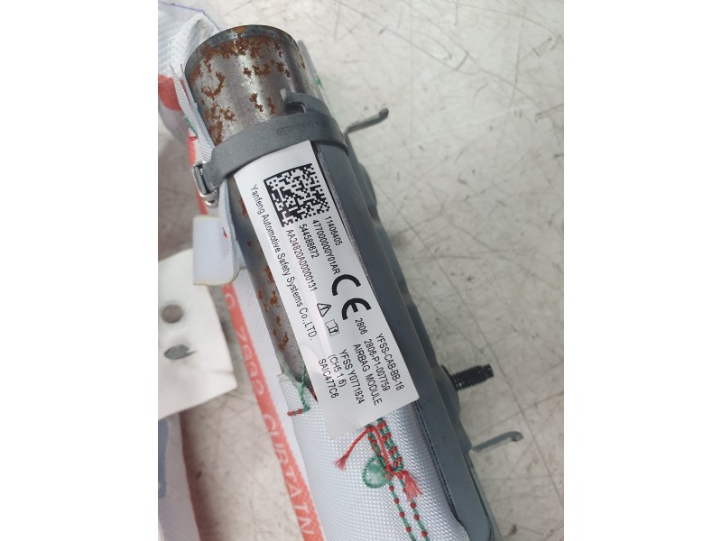 Recambio de airbag cortina delantero derecho para mg zs 1.5 hybrid+ referencia OEM IAM 11406405  