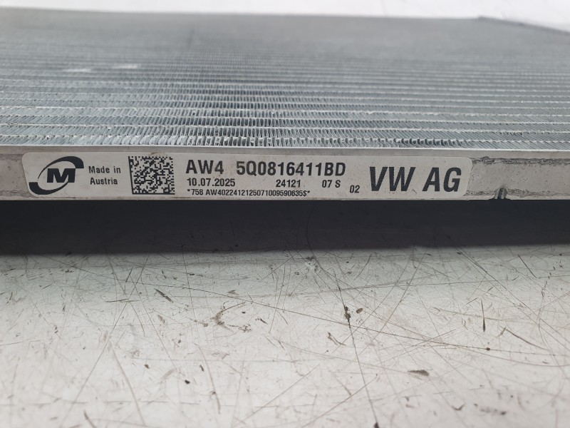 Recambio de condensador / radiador aire acondicionado para skoda karoq (nu7, nd7) 1.5 tsi referencia OEM IAM 5Q0816411BD  
