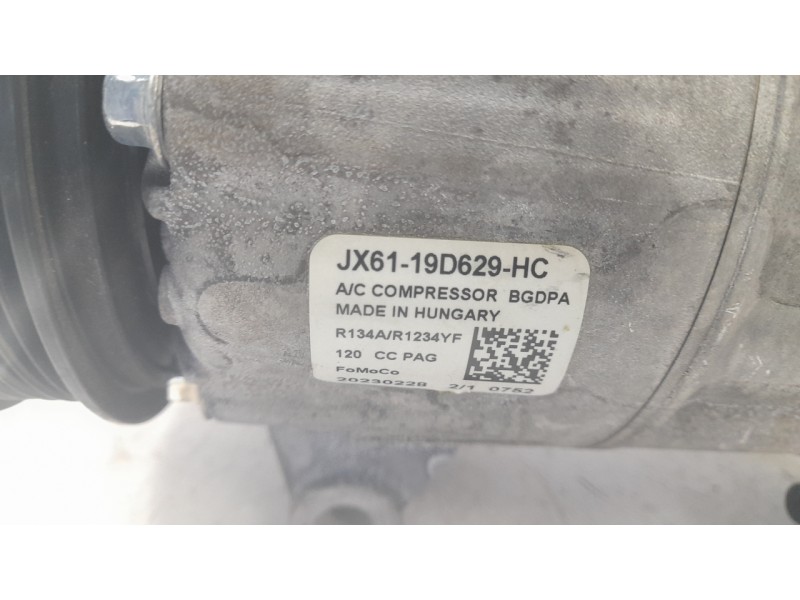 Recambio de compresor aire acondicionado para ford puma (j2k, cf7) 1.0 ecoboost mhev referencia OEM IAM JX6119D629HC  320202