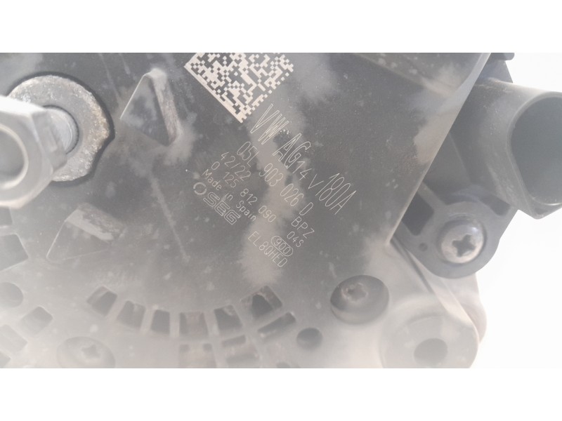 Recambio de alternador para skoda octavia iv (nx3, nn3, pv3) 2.0 tdi referencia OEM IAM 05L903026D  ALF040B01BS
