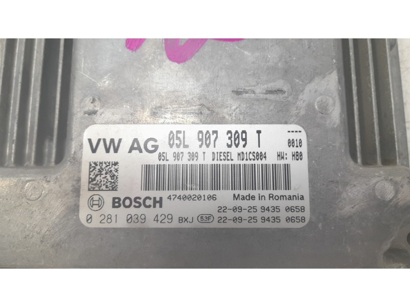 Recambio de centralita motor uce para audi q3 sportback (f3n) 35 tdi referencia OEM IAM 05L907309T  