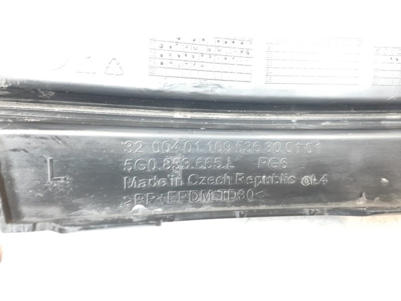 Recambio de rejilla paragolpes izquierda para volkswagen golf vii lim. (bq1) business referencia OEM IAM 5G0853665L9B9  