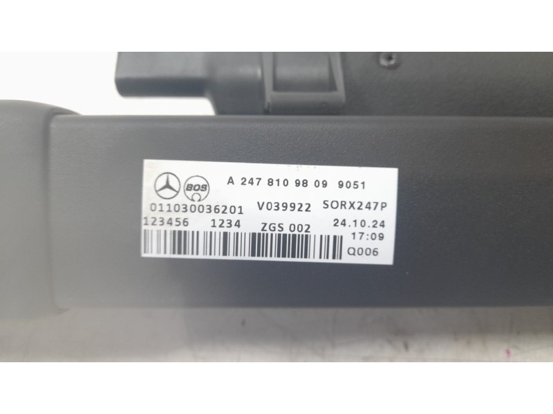 Recambio de bandeja trasera para mercedes-benz eqb (x243) eqb 250+ (243.602) referencia OEM IAM A2478109809  