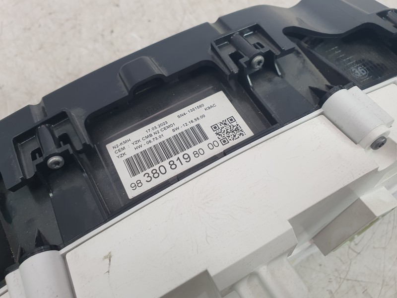 Recambio de cuadro instrumentos para fiat doblo furgoneta/monovolumen (510_, 511_) bluehdi 100 referencia OEM IAM 9838081980  