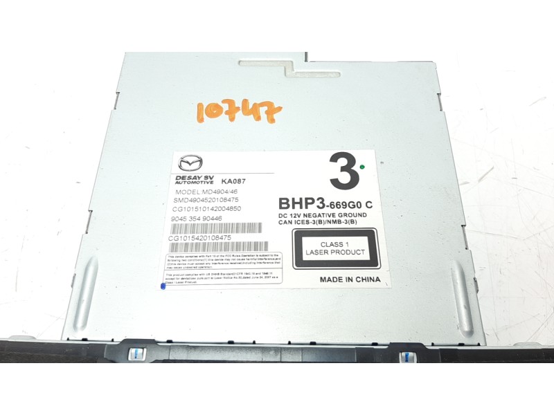 Recambio de sistema audio / radio cd para mazda 3 lim. () 2.2 turbodiesel cat referencia OEM IAM BHP3669G0C  