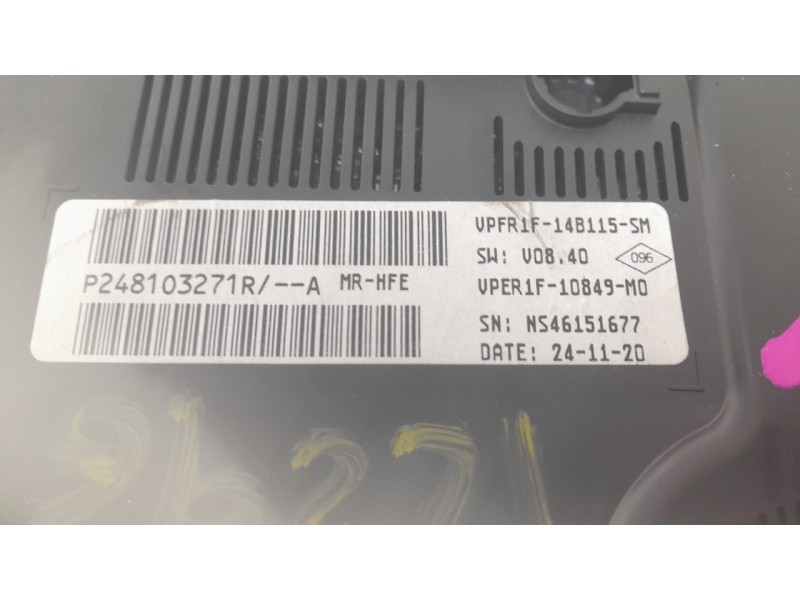 Recambio de cuadro instrumentos para renault kadjar (ha_, hl_) 1.5 blue dci 115 referencia OEM IAM 248103271R  