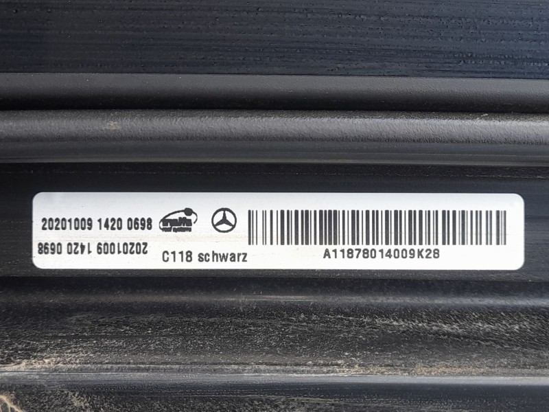 Recambio de techo electrico para mercedes-benz cla-klasse (bm 118) cla 250 e (118.385) referencia OEM IAM A11878014009  