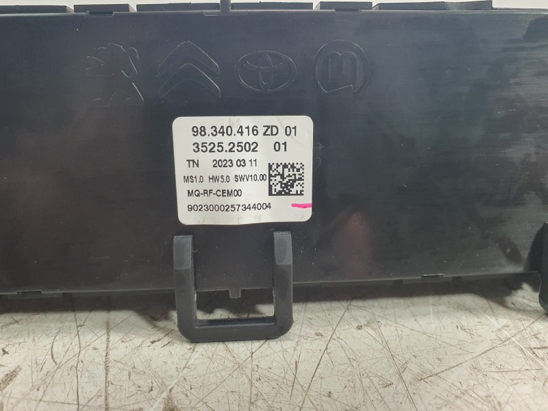 Recambio de mando climatizador para fiat doblo furgoneta/monovolumen (510_, 511_) bluehdi 100 referencia OEM IAM 98340416ZD  