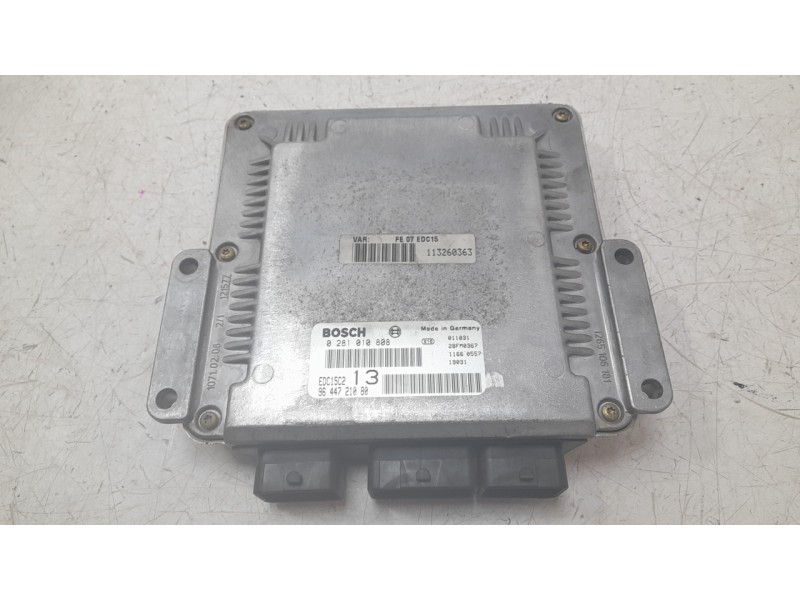 Recambio de centralita motor uce para citroën c5 i (dc_) 2.0 hdi (dcrhzb, dcrhze) referencia OEM IAM 9644721080 0281010808 
