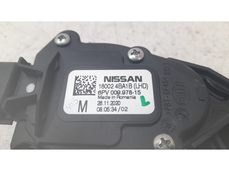 Recambio de potenciometro pedal para renault kadjar (ha_, hl_) 1.5 blue dci 115 referencia OEM IAM 180024BA1B  