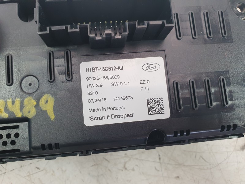 Recambio de mando climatizador para ford fiesta vii (hj, hf) 1.0 ecoboost referencia OEM IAM H1BT18C612AJ  