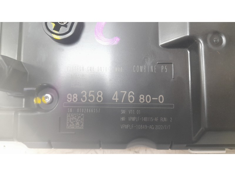 Recambio de cuadro instrumentos para peugeot 308 iii (fb_, fh_, fp_, f3_, fm_) bluehdi 130 (fbyhzl, fbyhzt) referencia OEM IAM 9