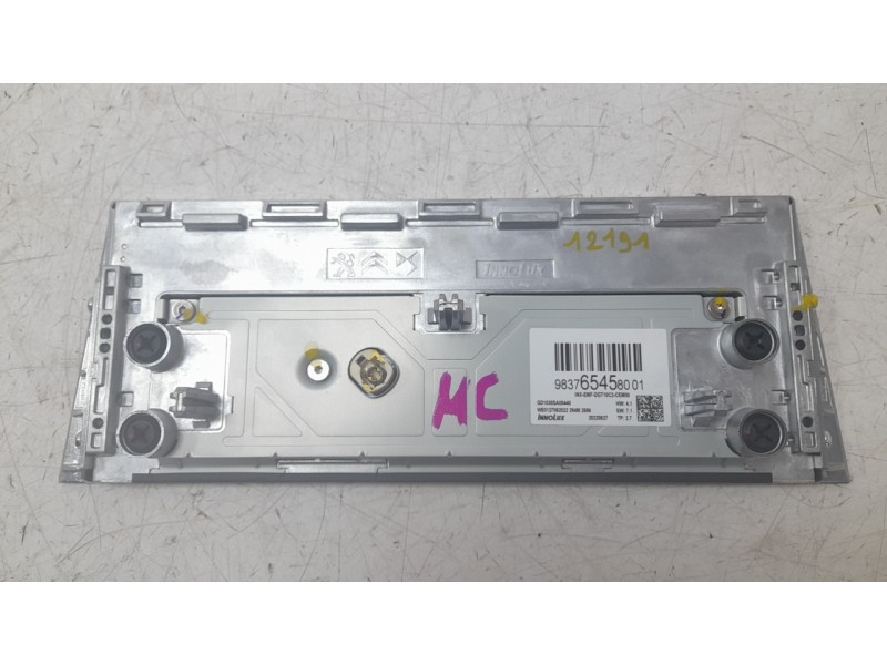 Recambio de pantalla multifuncion para peugeot 308 iii (fb_, fh_, fp_, f3_, fm_) bluehdi 130 (fbyhzl, fbyhzt) referencia OEM IAM
