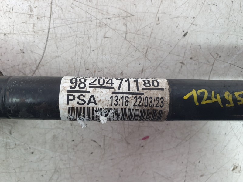Recambio de transmision delantera derecha para fiat doblo furgoneta/monovolumen (510_, 511_) bluehdi 100 referencia OEM IAM 9820
