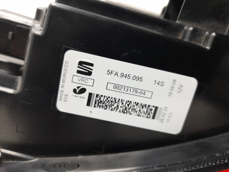 Recambio de piloto trasero izquierdo para seat leon (kl1, klg) 1.0 tsi referencia OEM IAM 5FA945095  103F21391771/16852141/90210