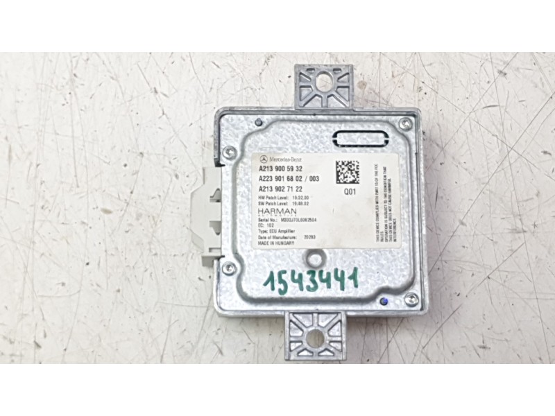 Recambio de modulo electronico para mercedes-benz cla-klasse (bm 118) cla 250 e (118.385) referencia OEM IAM A2139005932  