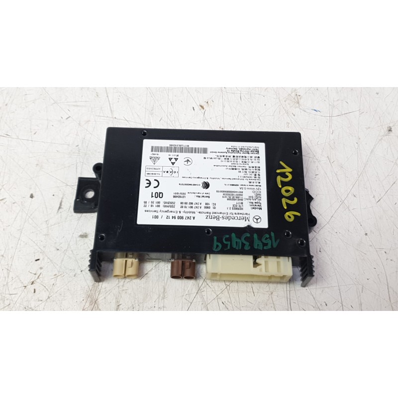Recambio de modulo electronico para mercedes-benz cla-klasse (bm 118) cla 250 e (118.385) referencia OEM IAM A2479009412  