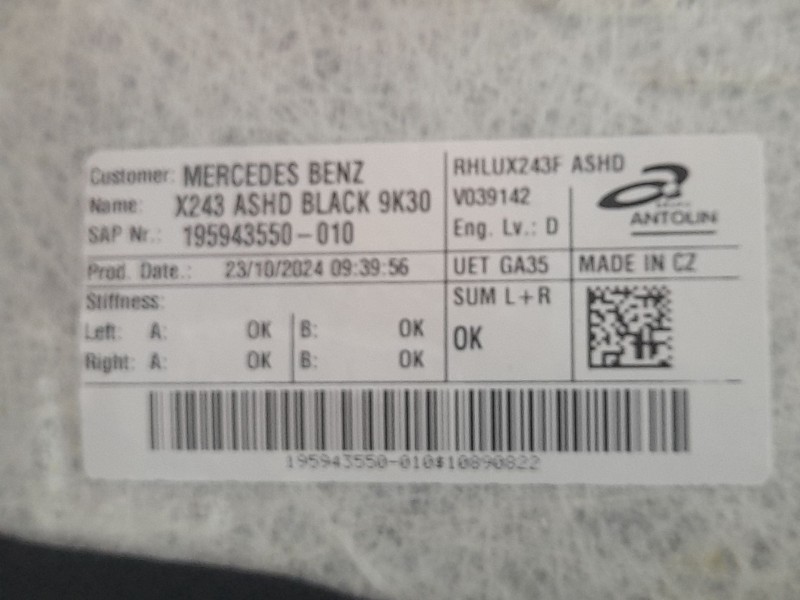 Recambio de techo interior para mercedes-benz eqb (x243) eqb 250+ (243.602) referencia OEM IAM A2436903401  
